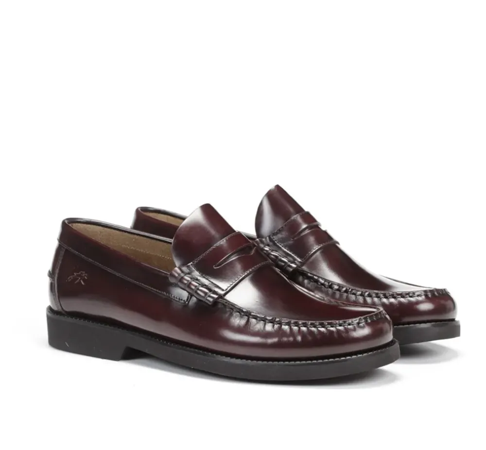 Fluchos Light|Calzado Vestir>STAMFORD F0047 Mocasín Burdeos