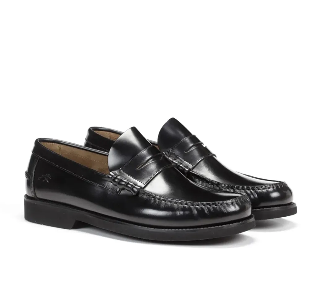 Fluchos Light|Calzado Vestir>STAMFORD F0047 Mocasín Negro