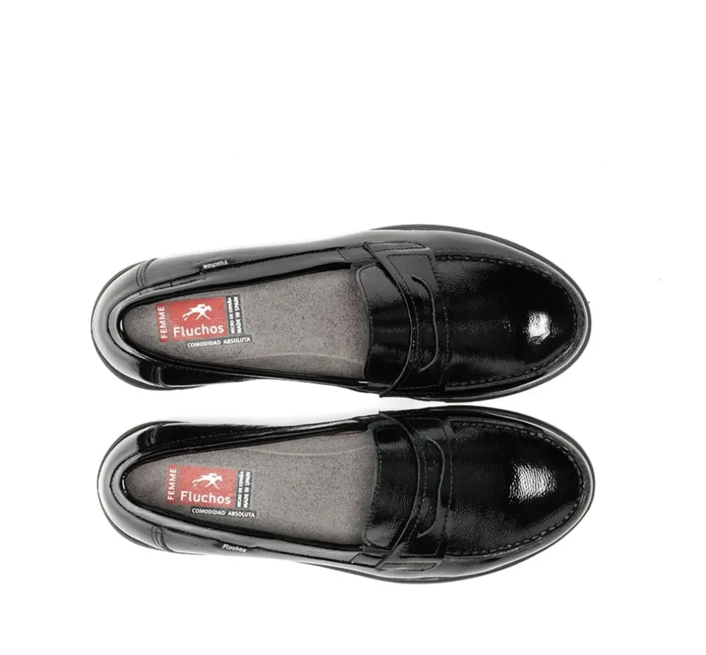 Fluchos Fluchos Femme|Calzado Casual>STYLL F1835 Mocasín Negro