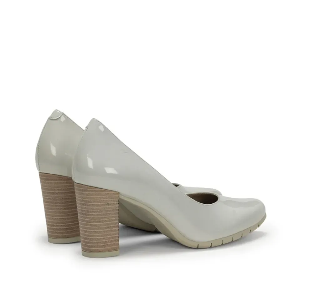 Fluchos Mujer>TIAN D8739 Zapato de Tacón Blanco