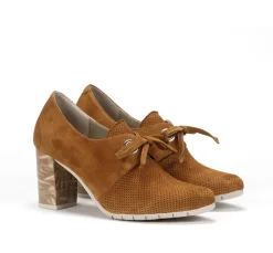 Fluchos Mujer>TIAN D8738 ZapatodeTacón Marrón