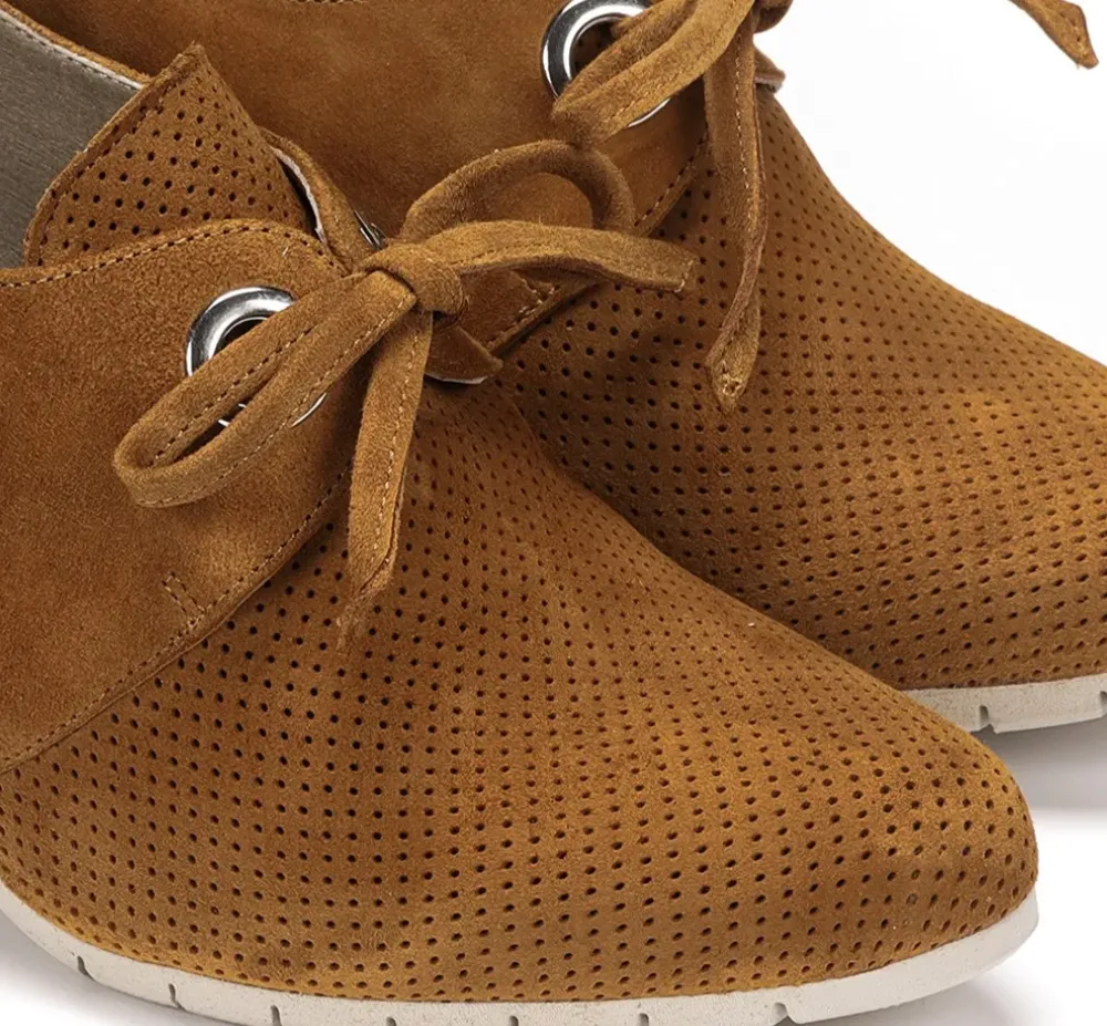 Fluchos Mujer>TIAN D8738 ZapatodeTacón Marrón