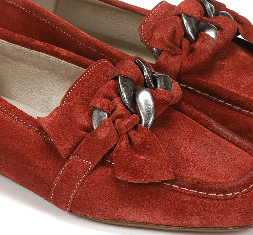 Fluchos Mujer>TIGRE D8792 Mocasín Rojo