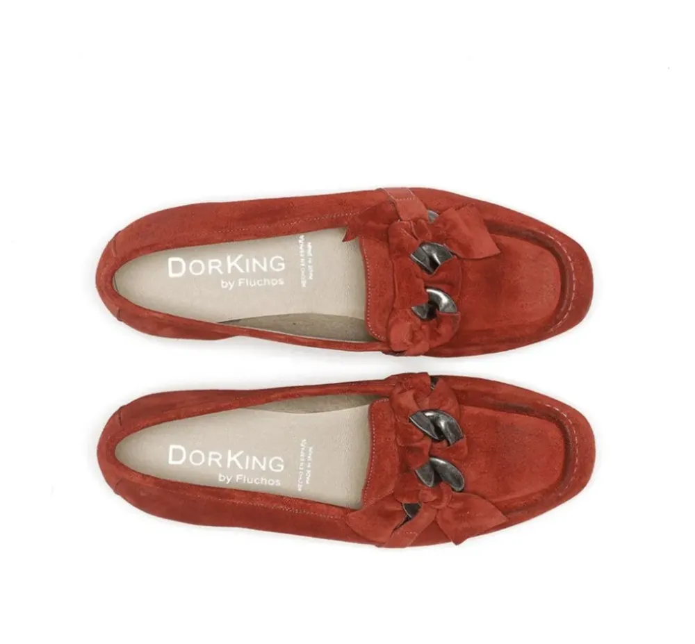 Fluchos Mujer>TIGRE D8792 Mocasín Rojo