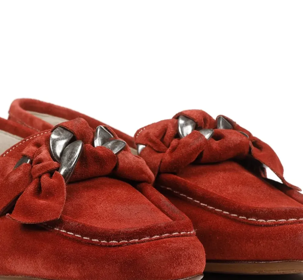 Fluchos Mujer>TIGRE D8792 Mocasín Rojo