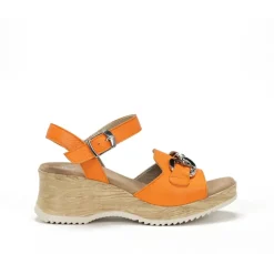 Fluchos Mujer>UBARI D9034 Sandalia Naranja