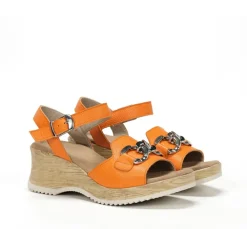 Fluchos Mujer>UBARI D9034 Sandalia Naranja