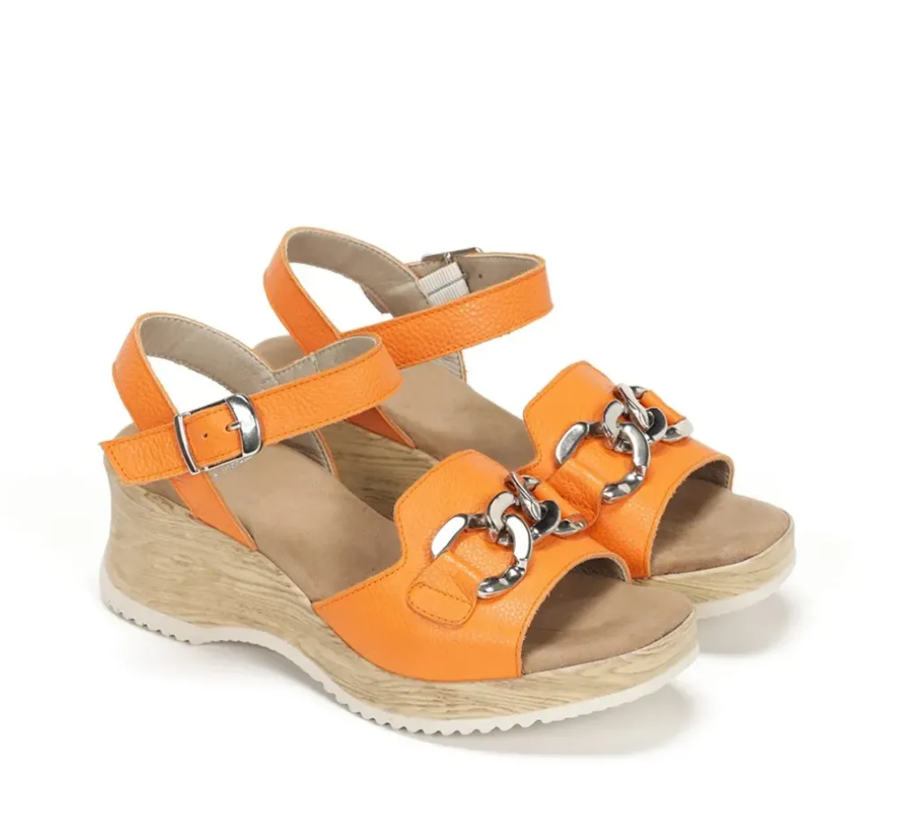 Fluchos Mujer>UBARI D9034 Sandalia Naranja