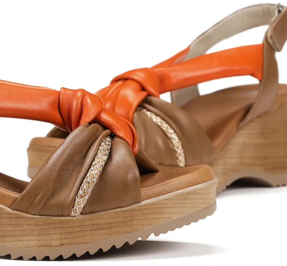 Fluchos Mujer>UBARI D8714 Sandalia Naranja