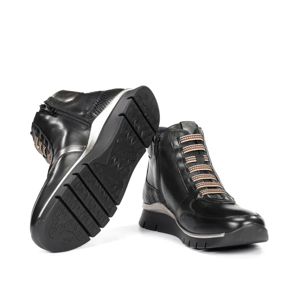Fluchos Fluchos Femme|Botines>UNION F2077 Botín Negro