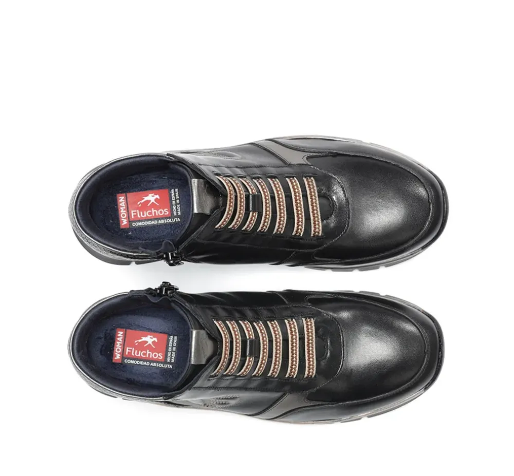 Fluchos Fluchos Femme|Botines>UNION F2077 Botín Negro
