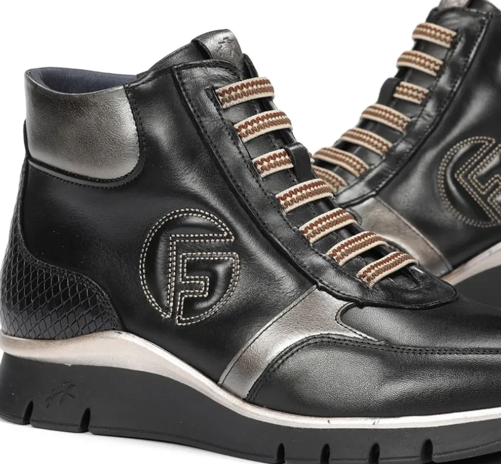 Fluchos Fluchos Femme|Botines>UNION F2077 Botín Negro