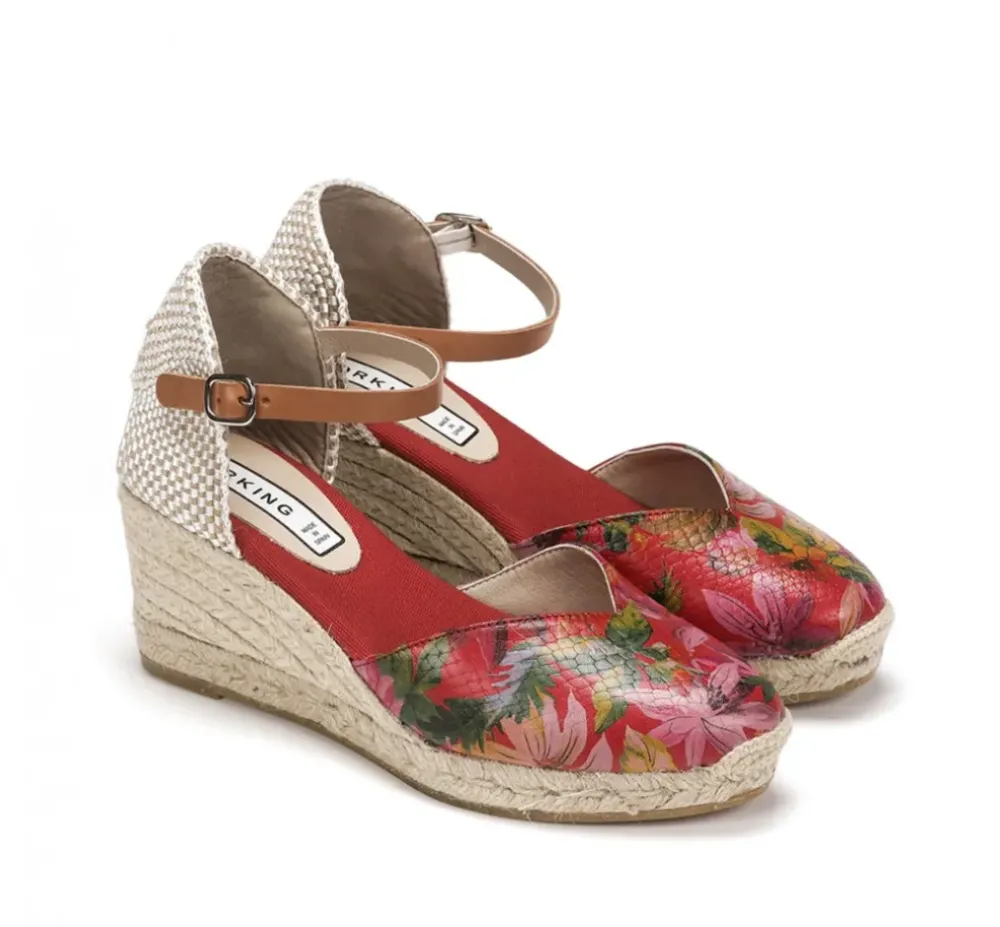 Fluchos Mujer>VISION D8814 Sandalia Roja