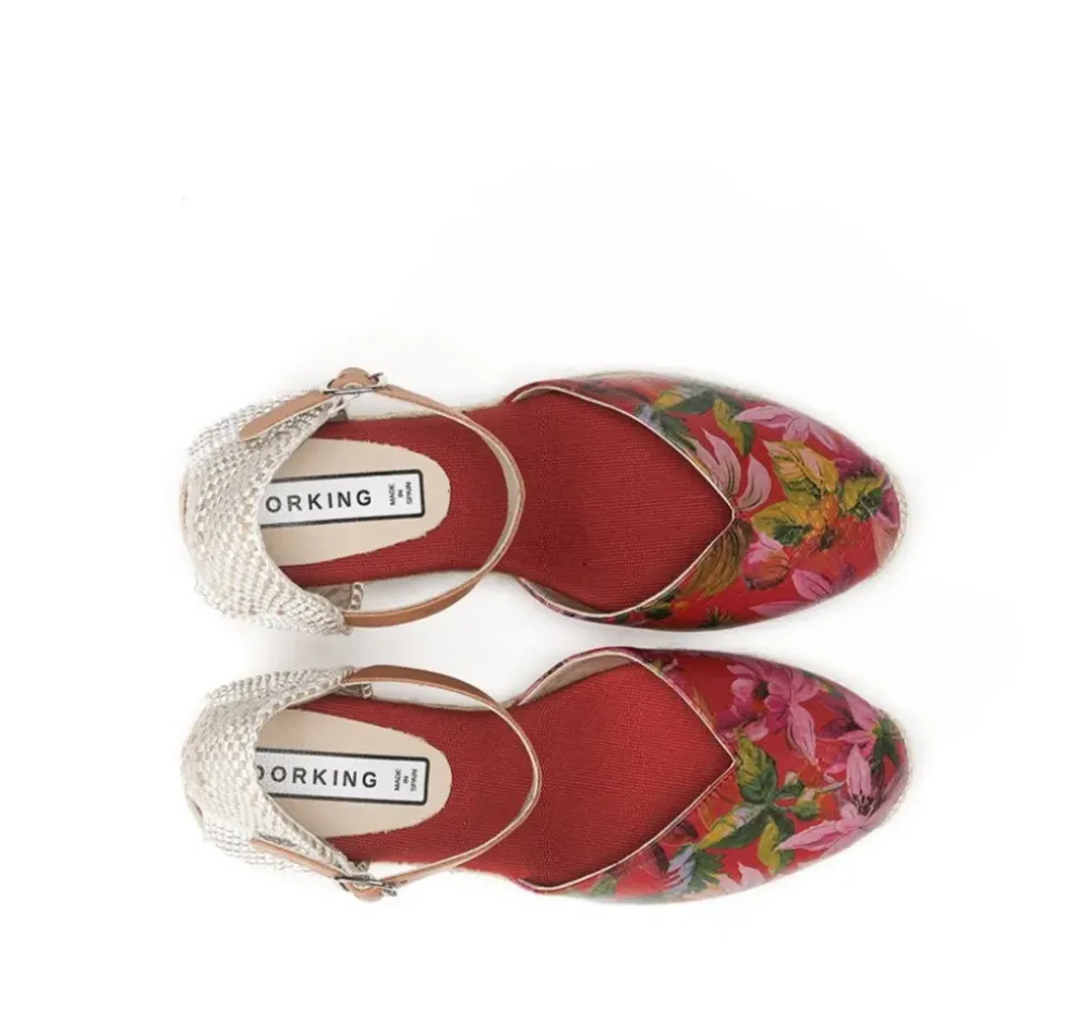 Fluchos Mujer>VISION D8814 Sandalia Roja