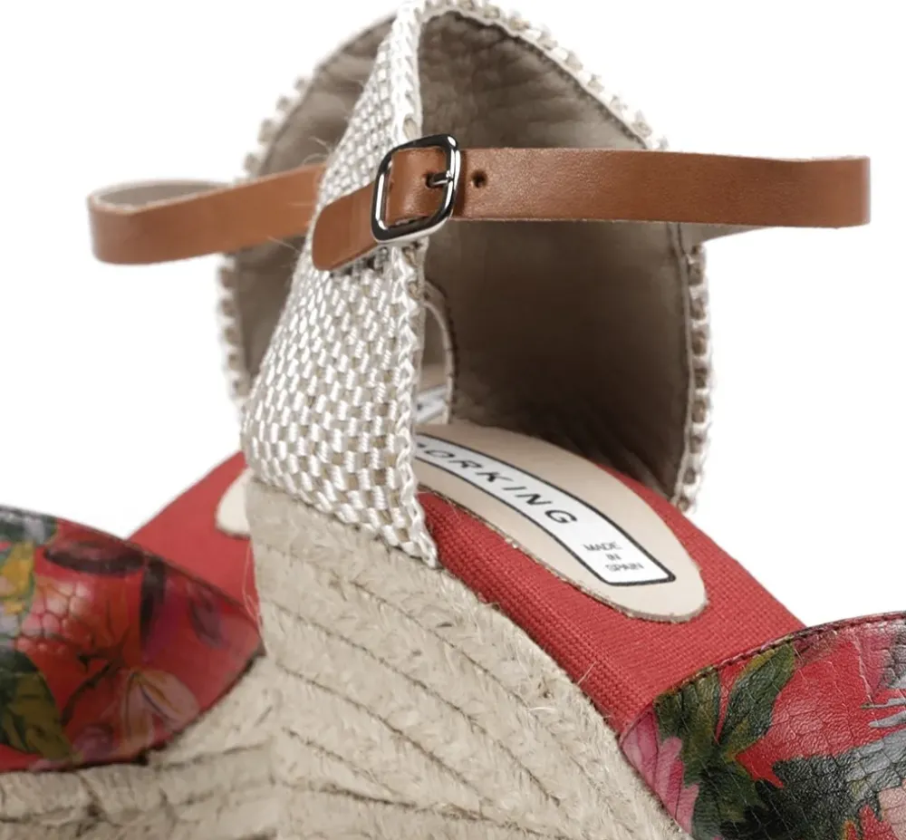Fluchos Mujer>VISION D8814 Sandalia Roja