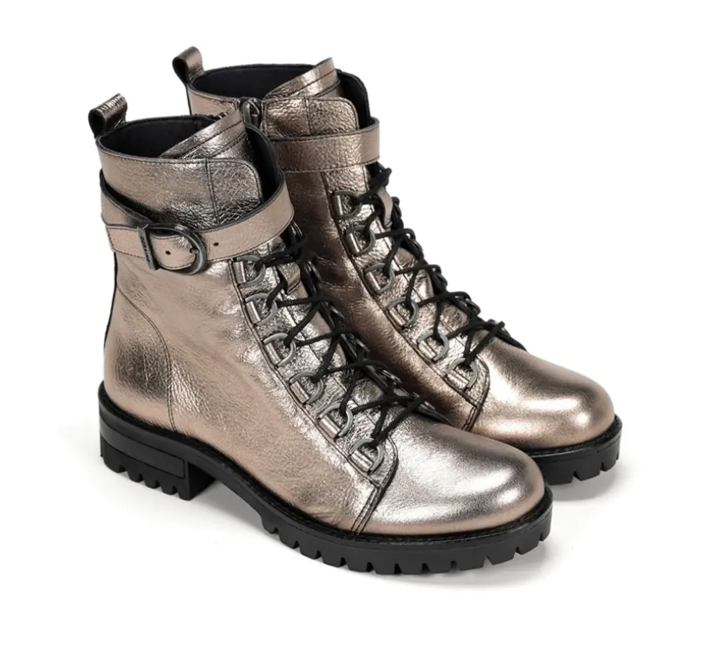 Fluchos Mujer>WALKING D8837 Botín Plata