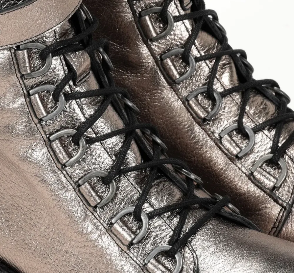 Fluchos Mujer>WALKING D8837 Botín Plata
