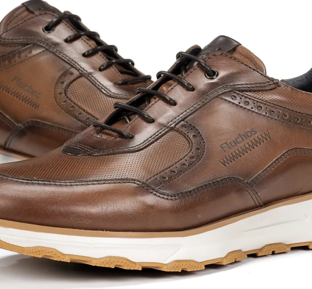 Fluchos Light|Calzado Casual>WALTER F2082 Deportivo Marrón