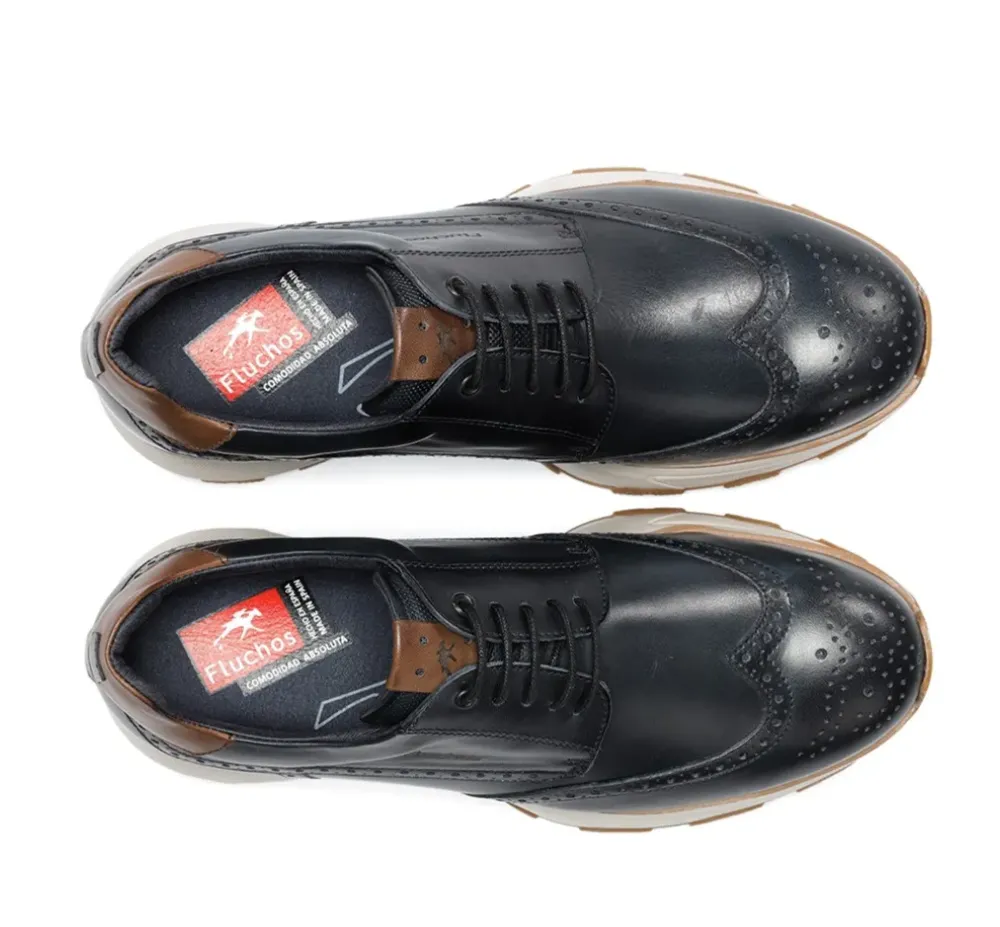 Fluchos Light|Calzado Casual>WALTER F2080 Zapato Azul