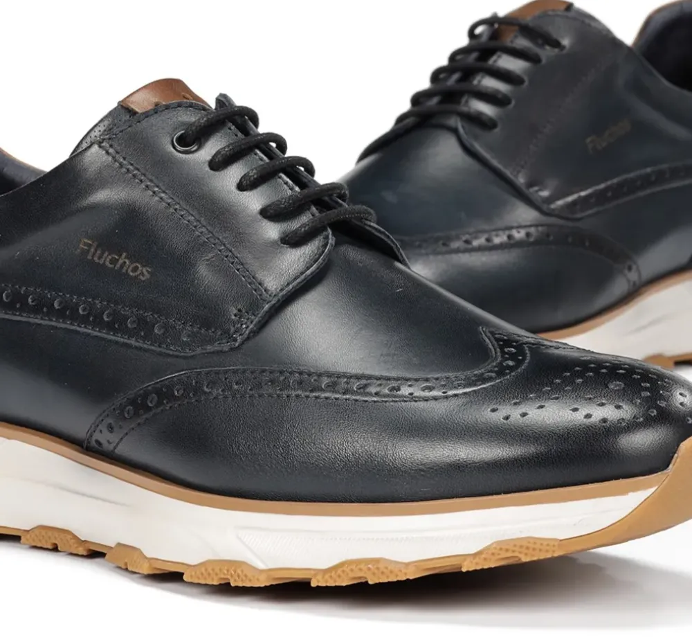 Fluchos Light|Calzado Casual>WALTER F2080 Zapato Azul