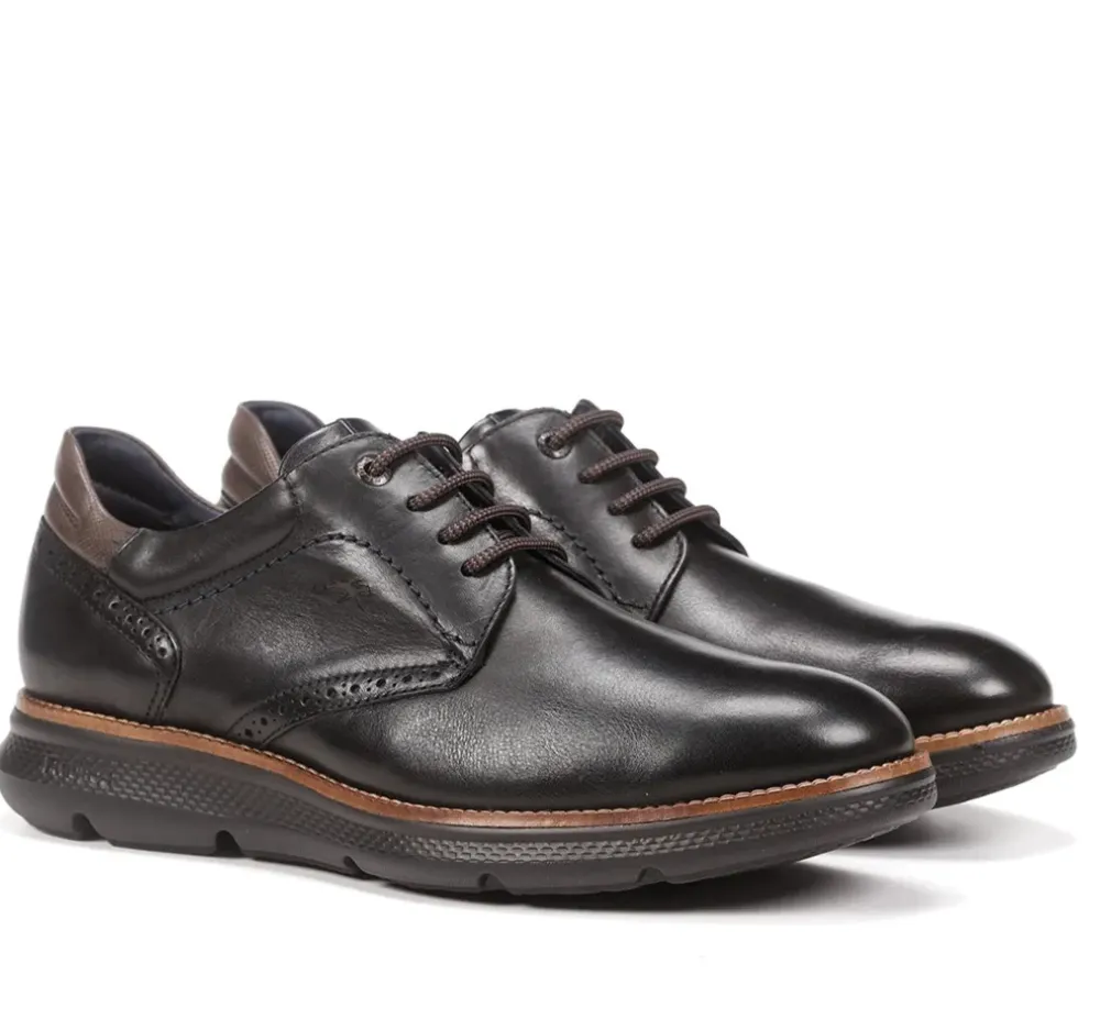 Fluchos Light|Calzado Casual>WILLIAM F1351 Zapato Negro