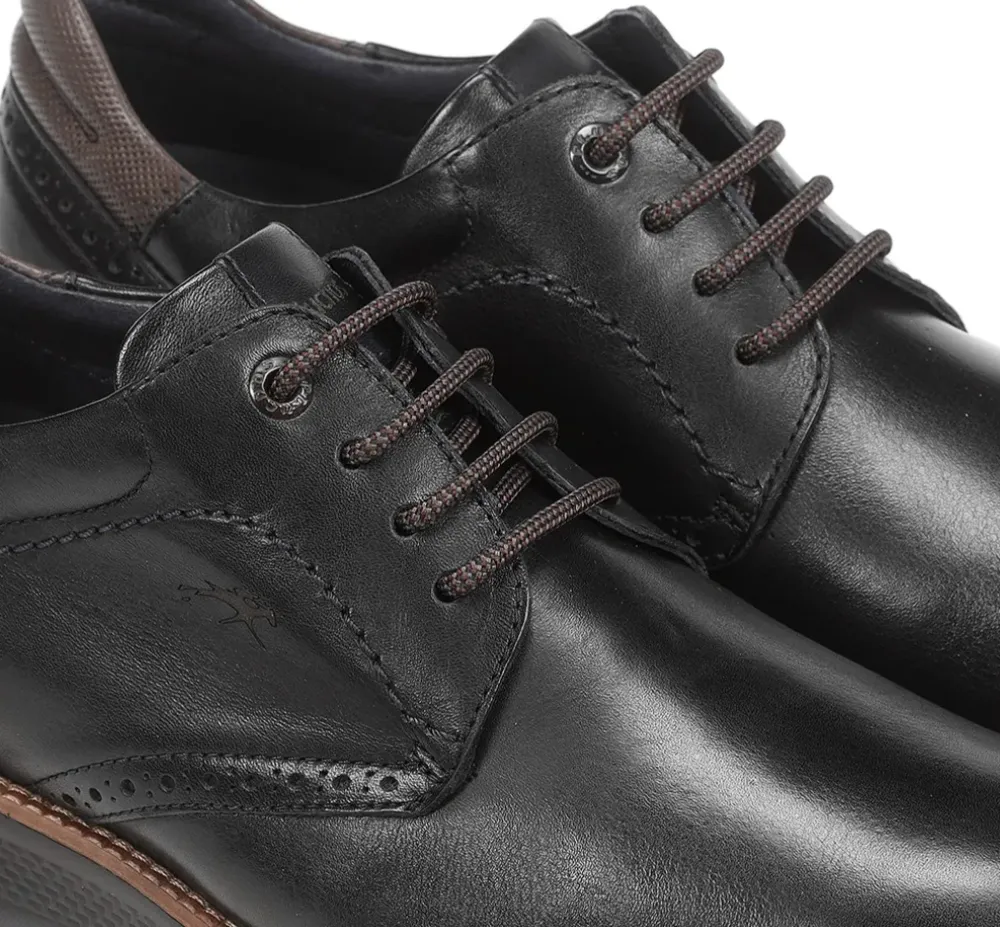 Fluchos Light|Calzado Casual>WILLIAM F1351 Zapato Negro