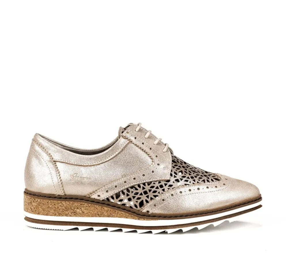 Fluchos Mujer>YAIZA D7878 Zapato Beige