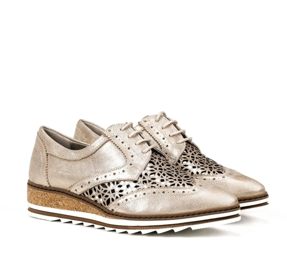 Fluchos Mujer>YAIZA D7878 Zapato Beige