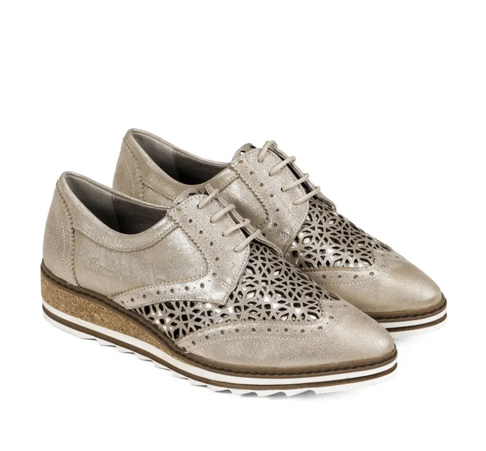 Fluchos Mujer>YAIZA D7878 Zapato Beige