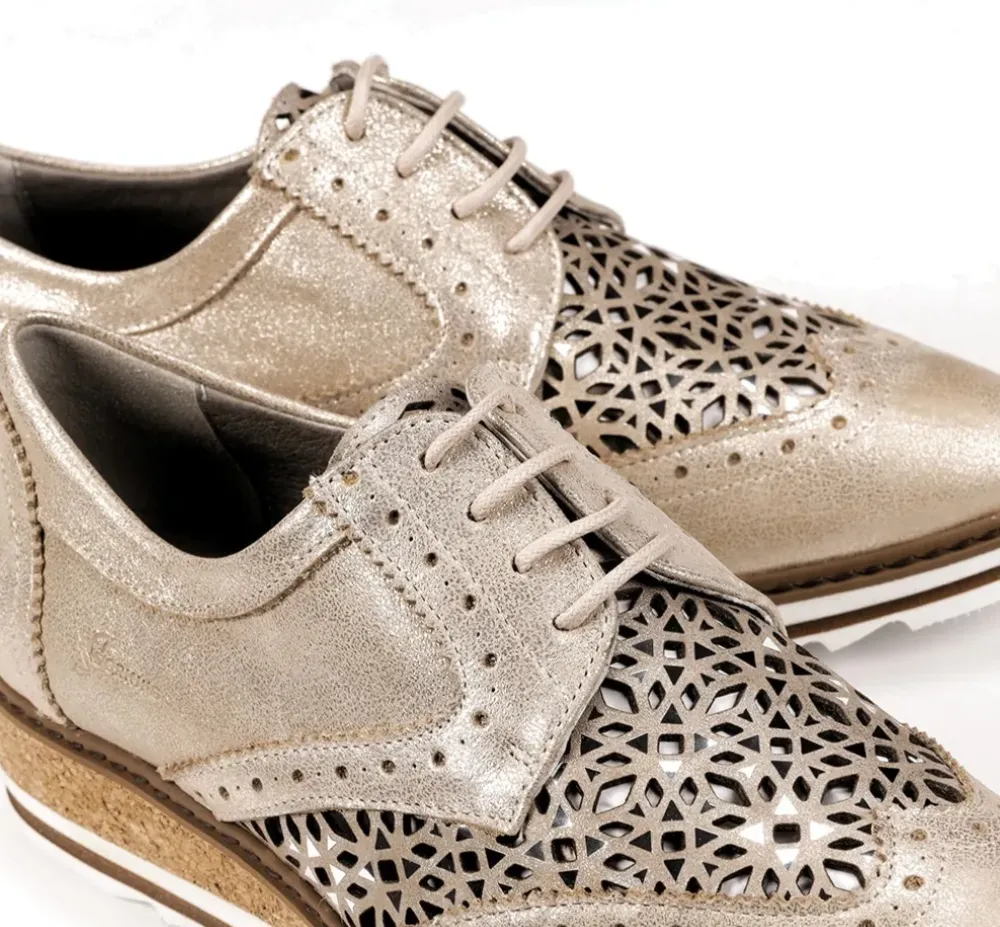 Fluchos Mujer>YAIZA D7878 Zapato Beige