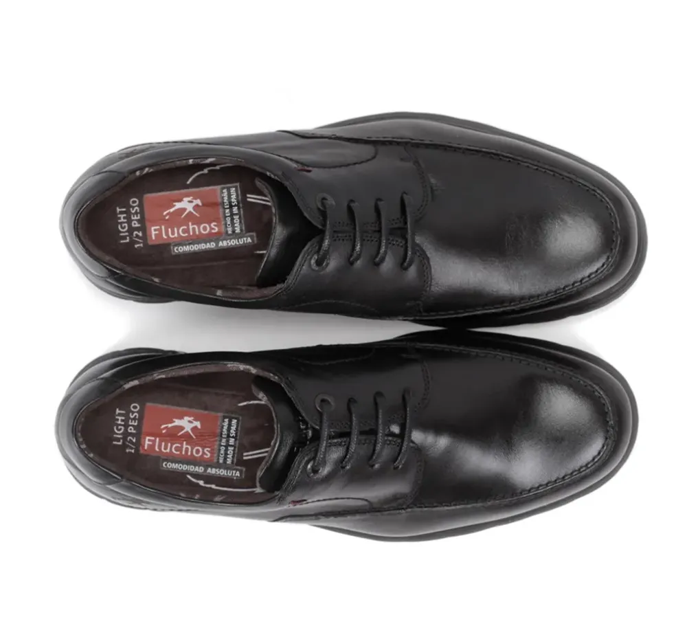 Fluchos Light|Originals>ZETA F0602 Zapato Negro
